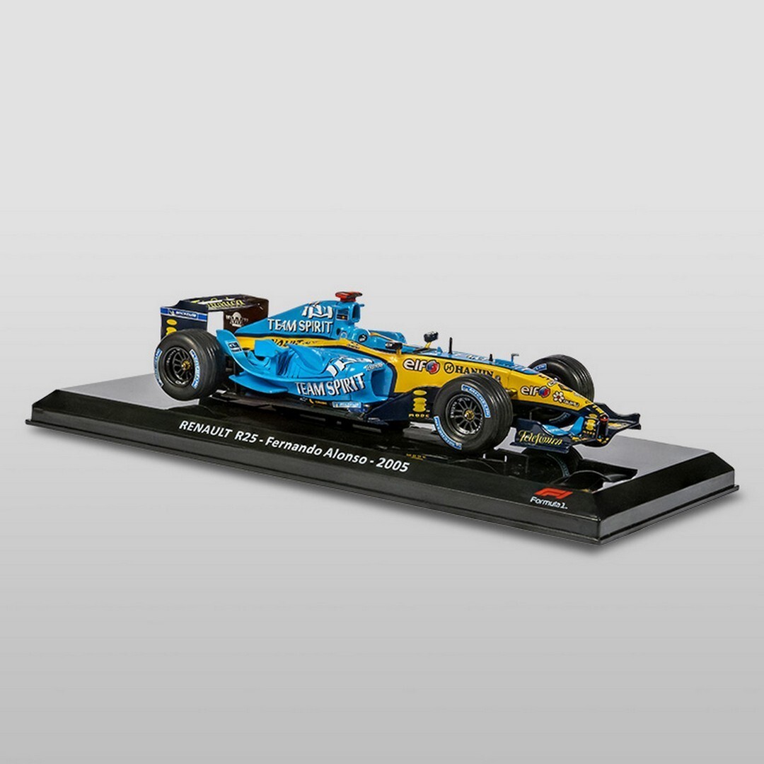 RARE 1:24 F1 RENAULT R25 - Fernando Alonso 2005 ALTAYA +Magazine