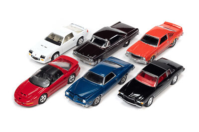 JOHNNY LIGHTNING MUSCLE CARS U.S.A. 2021 RELEASE 4 SET A - 6 1/64