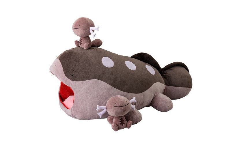 pokemon BIG life size Clodsire plush paldea wooper Yawn together
