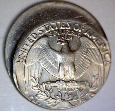 1980 ERROR OFF CENTER Washington Quarter NICE CH BU + Coin O/C Lot