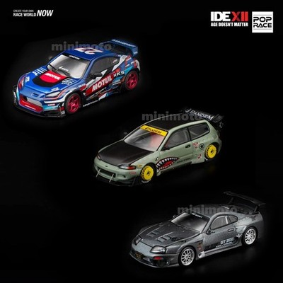 POP RACE INDONESIA DIECAST EXPO '25 SUBARU BRZ CIVIC PANDEM TOP