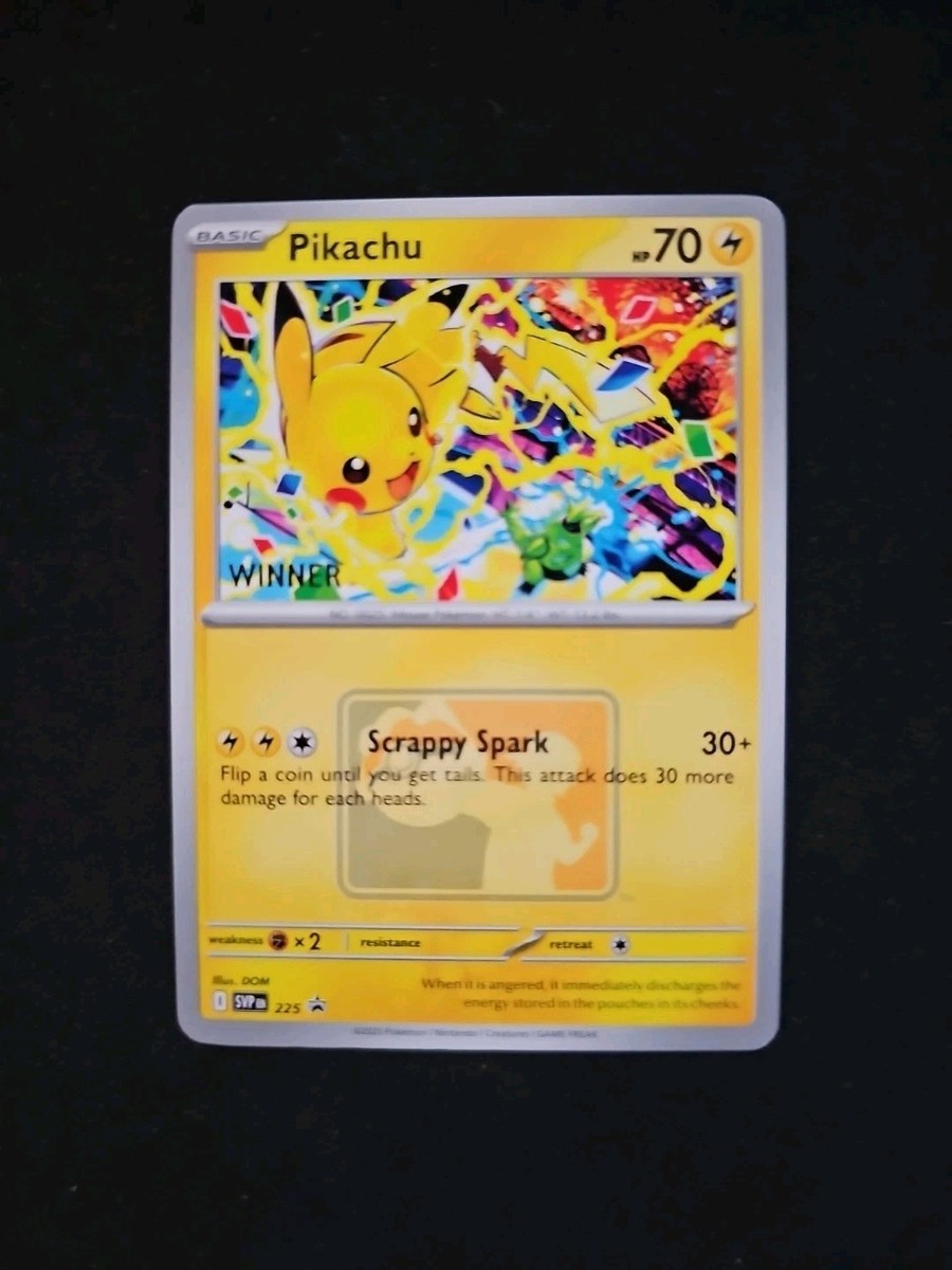 Pikachu “Winner” Promo 2025 World Championships SVP EN 225 Pokemon