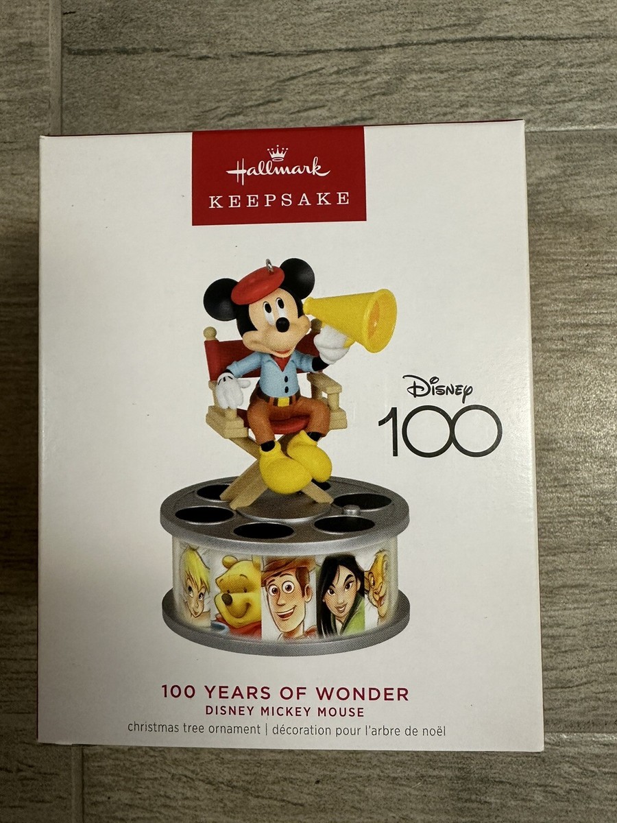 Director Mickey Mouse Ornament 100 Years Wonder Disney Magic