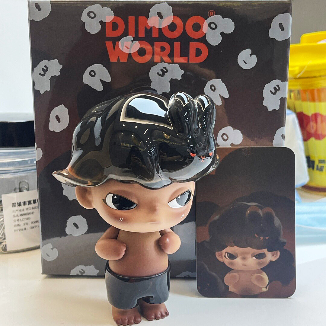 POP MART x DIMOO WORLD Dimoo Coffee Pudding Figurine Limited Art
