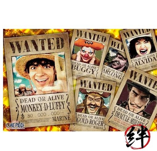 Netflix Live Action ONE PIECE WANTED POSTER 50x75cm Jigsaw Puzzle