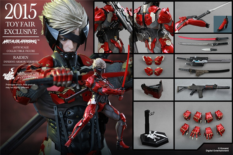 Hot Toys VGM19 Metal Gear Rising Revengeance Raiden Inferno Armor
