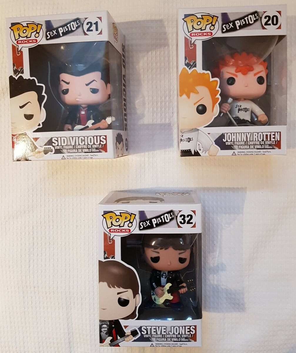 Funko POP! Rocks [Sex Pistols] JohnnyRotten,SidVicious,SteveJones