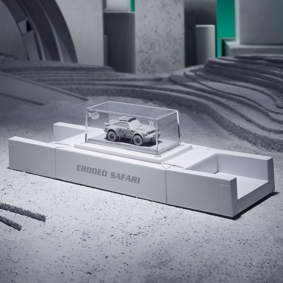 Mattel Creations Hot Wheels x Daniel Arsham Eroded Porsche Safari