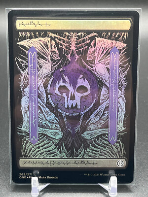MTG Swamp 269/271 Phyrexia: All Will Be One Full Art Showcase Foil