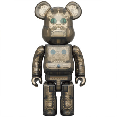 Medicom Toy BE@RBRICK HxS (Hirota Saigansho) 400% Clear Black