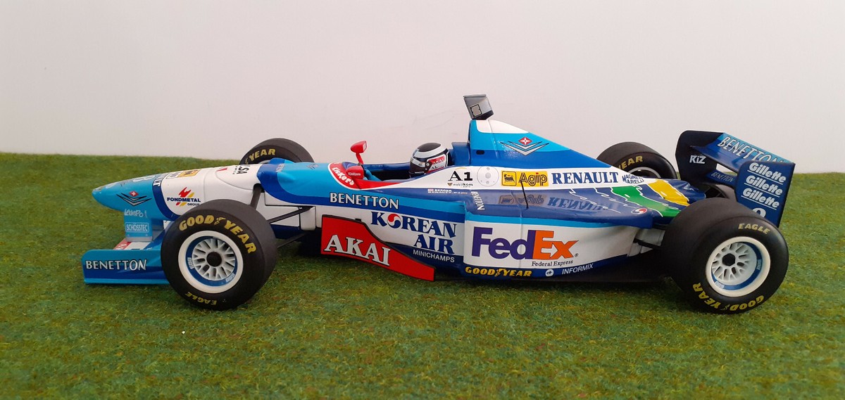 F1 BENETTON 1997 RENAULT B197 BERGER 1/18 MINICHAMPS 180970008