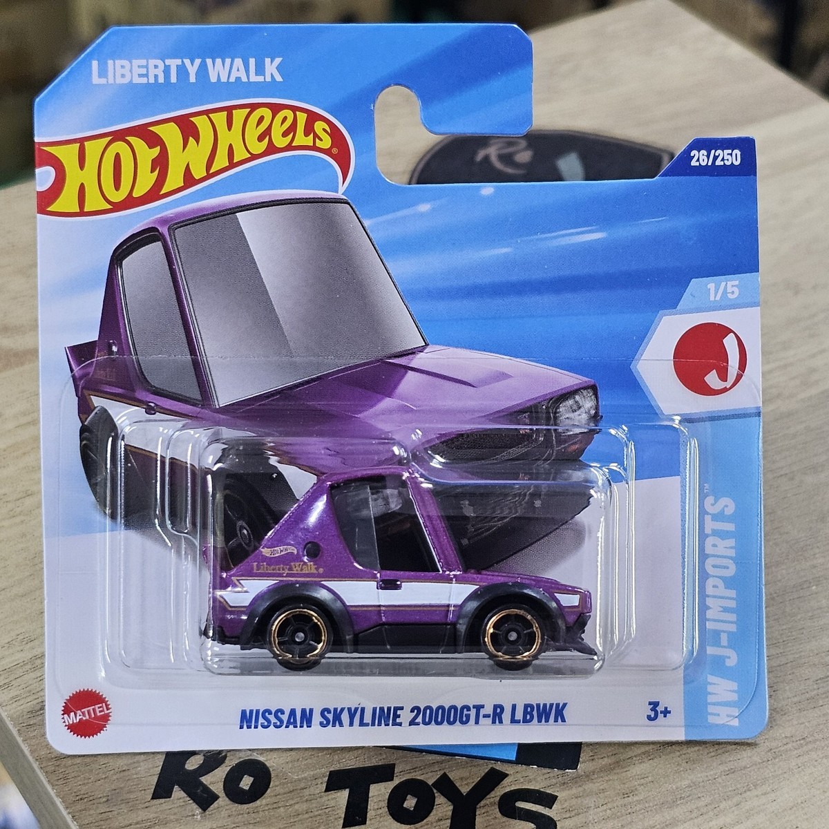 2025 HOT WHEELS NISSAN SKYLINE 2000GT-R LBWK HW J IMPORTS SHORT