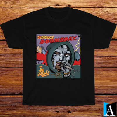 New Shirt MF DOOM Operation Doomsday Hip Hop Black/White/Grey/Navy