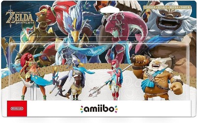 The Legend of Zelda Breath of the Wild - Champions Amiibo 4-Pack