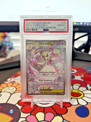 2025 POKEMON SPECIAL ILLUSTRATION RARE #178 MEGA GARDEVOIR EX PSA