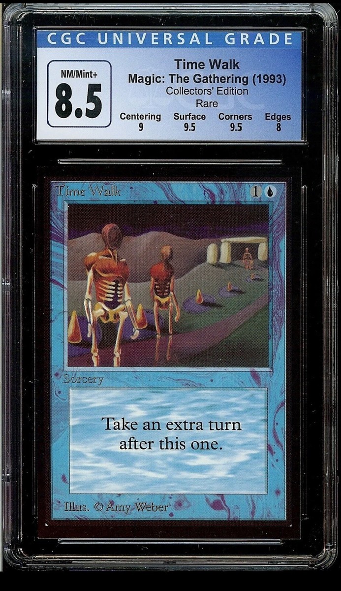 Time Walk | MTG Magic Collectors Edition NM+ CGC 8.5 Graded and
