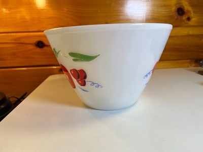 Antique Vintage Fire-King Fire King #8 # 8 Mixing Bowl Milk Glass