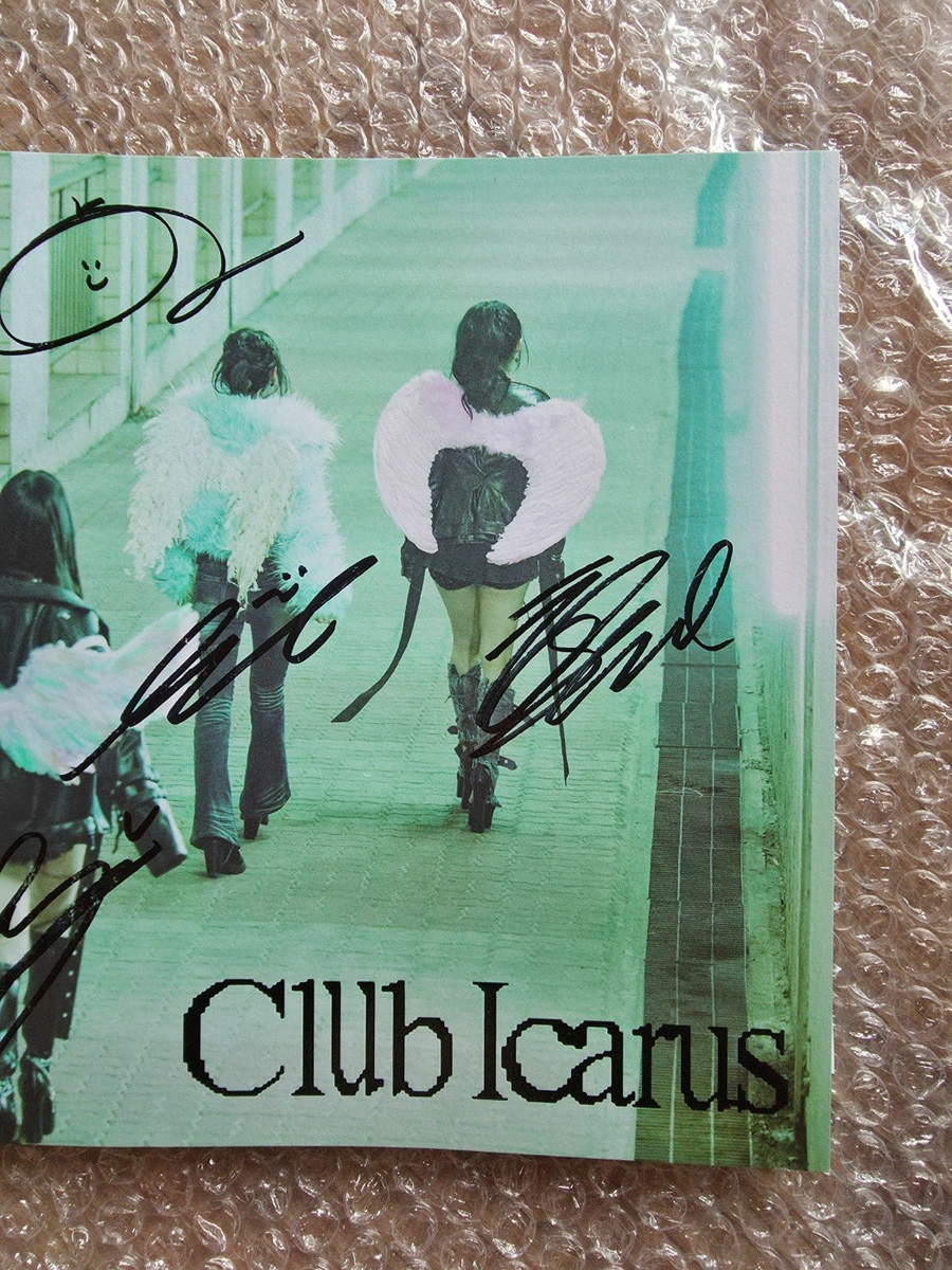 Artms Promo Sticker Club Icarus Album Autographed Hand Signed | eBay