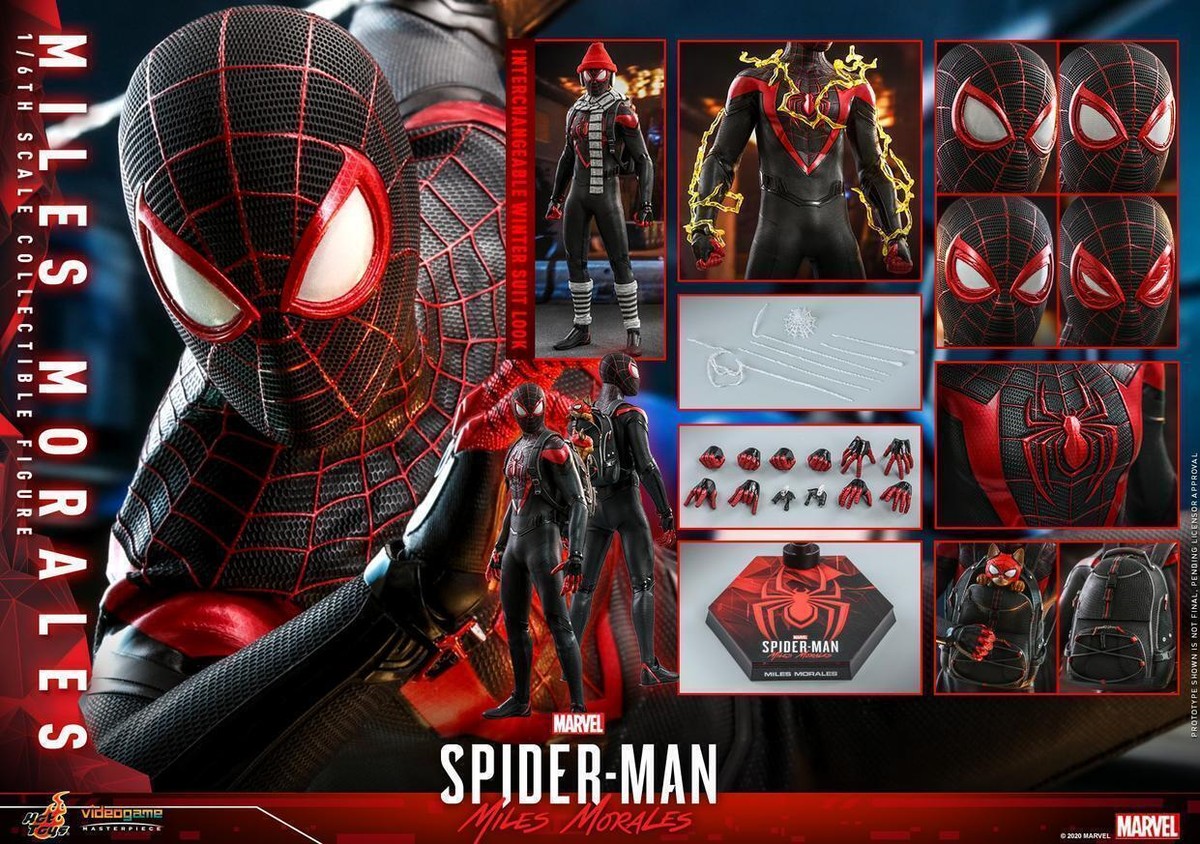 Hot Toys VGM46 MARVEL'S SPIDER-MAN: MILES MORALES 1/6 Action