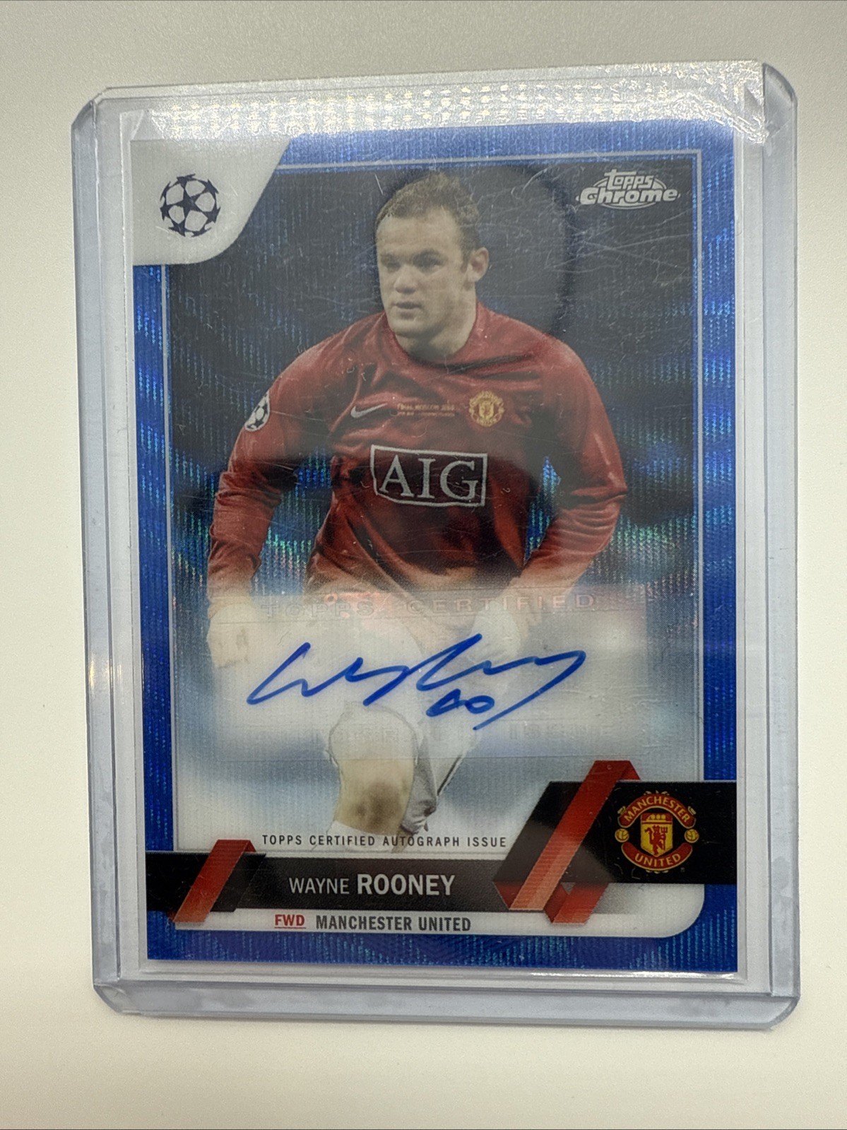 Wayne Rooney 2022 Topps Chrome UEFA Club Competitions #CA-WR