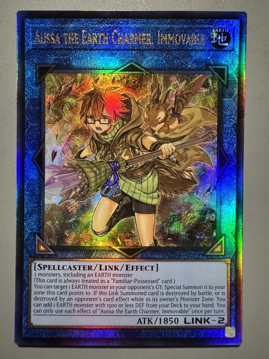 YUGIOH AUSSA THE EARTH CHARMER IMMOVABLE ASIA ENGLISH SUDA-AE110