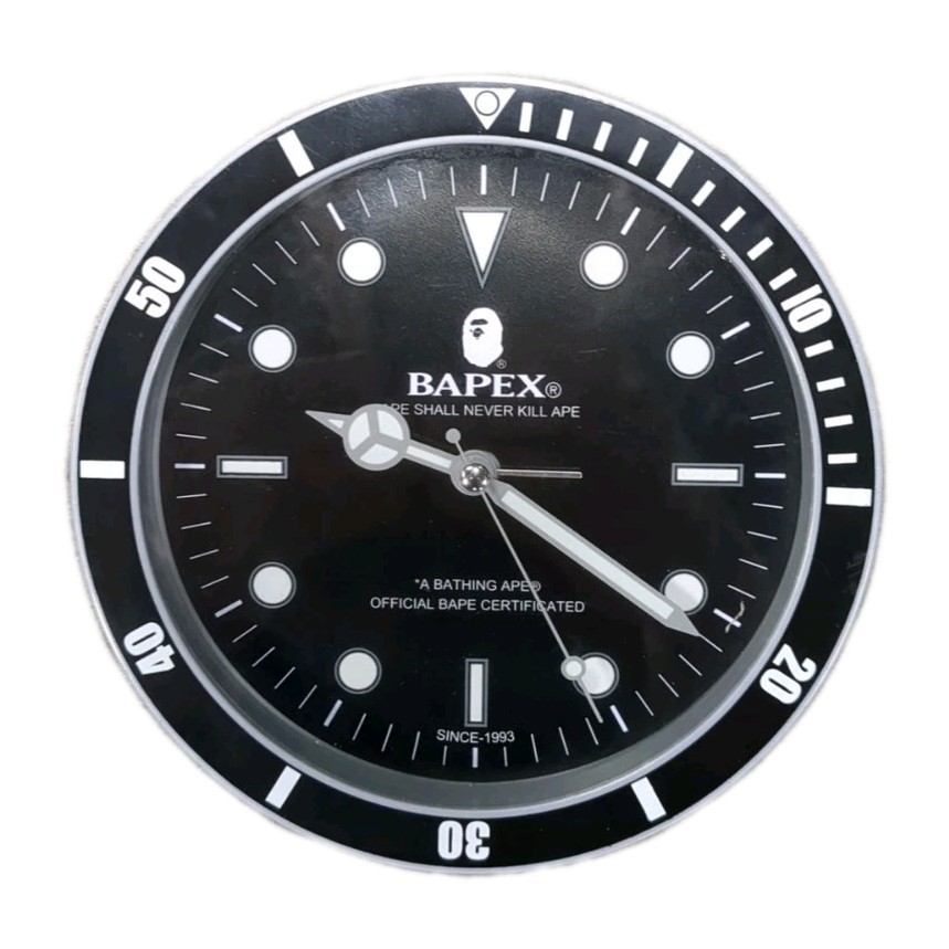 BAPE BAPEX A BATHING APE WALL TABLE TOP Clock w/ ALARM Watch