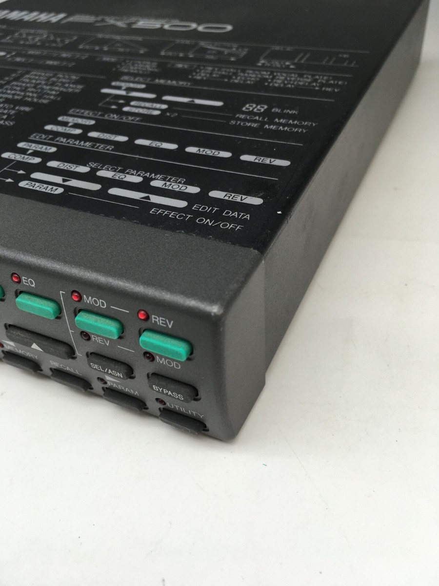 YAMAHA FX500 Simul Effect Processor Hurf Rack Multi Effects