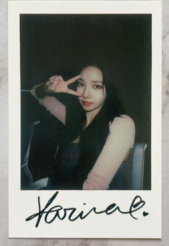 aespa Karina Girls Fansland Chinese New Year Event Photo Card