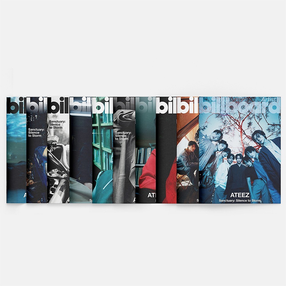 BILLBOARD ARTIST_ATEEZ EDITION A~J Ver./Magazine (Photo Book)+Card