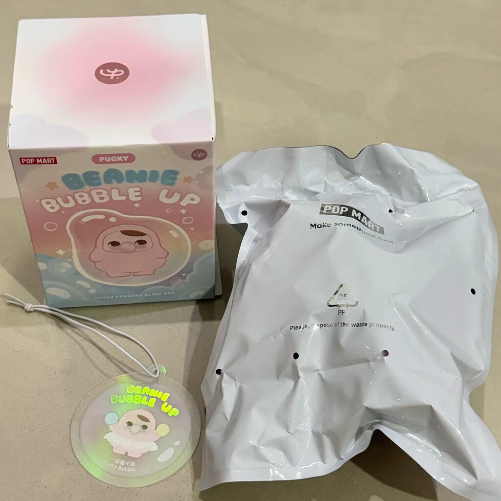 SECRET - POP MART Pucky Beanie Bubble Up - Let's Bubble - 100