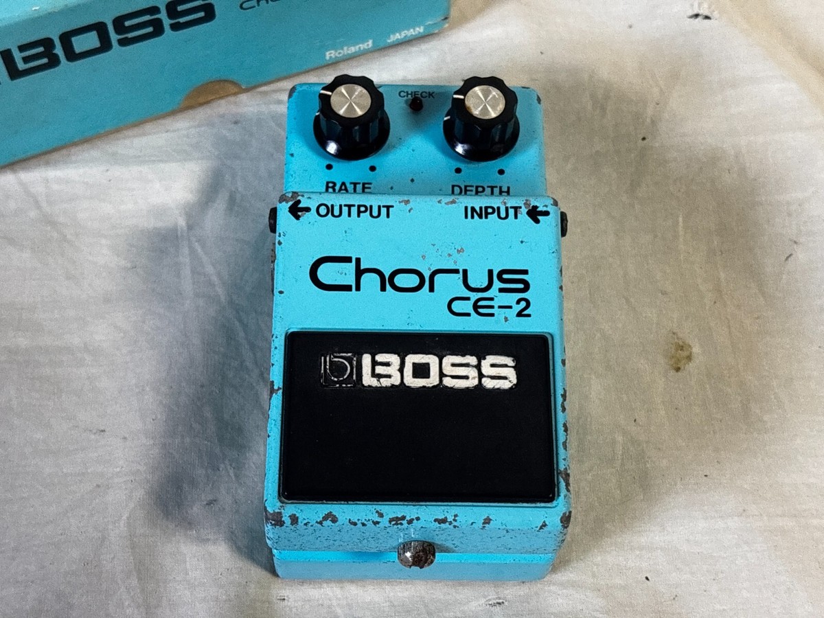 Boss CE-2 CE2 Chorus Silver Screw Early model #9600 Made in Japan