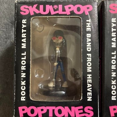Ramones Figure Skullpop Poptones Vintage Set of 4 Full complete