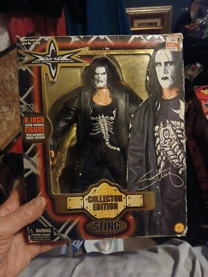 WCW STING 1999 COLLECTORS EDITION 8 inch ToyBiz Wrestling Action
