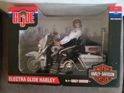 G.I. Joe Electra Glide Harley-Davidson Motorcycle and 12