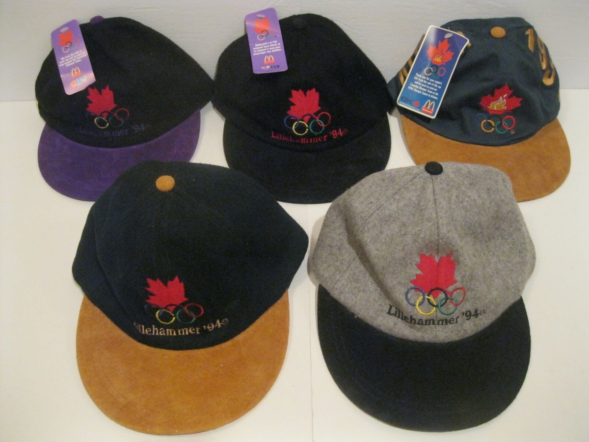 Team Canada Lillehammer 1994 Olympic Hat McDonald's Strapback Cap