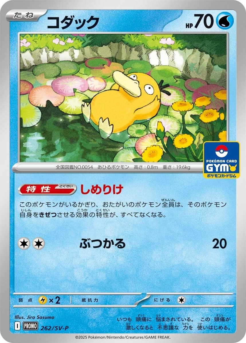 Psyduck 262/SV-P Gym Promo Card pokemon card Japanese | eBay