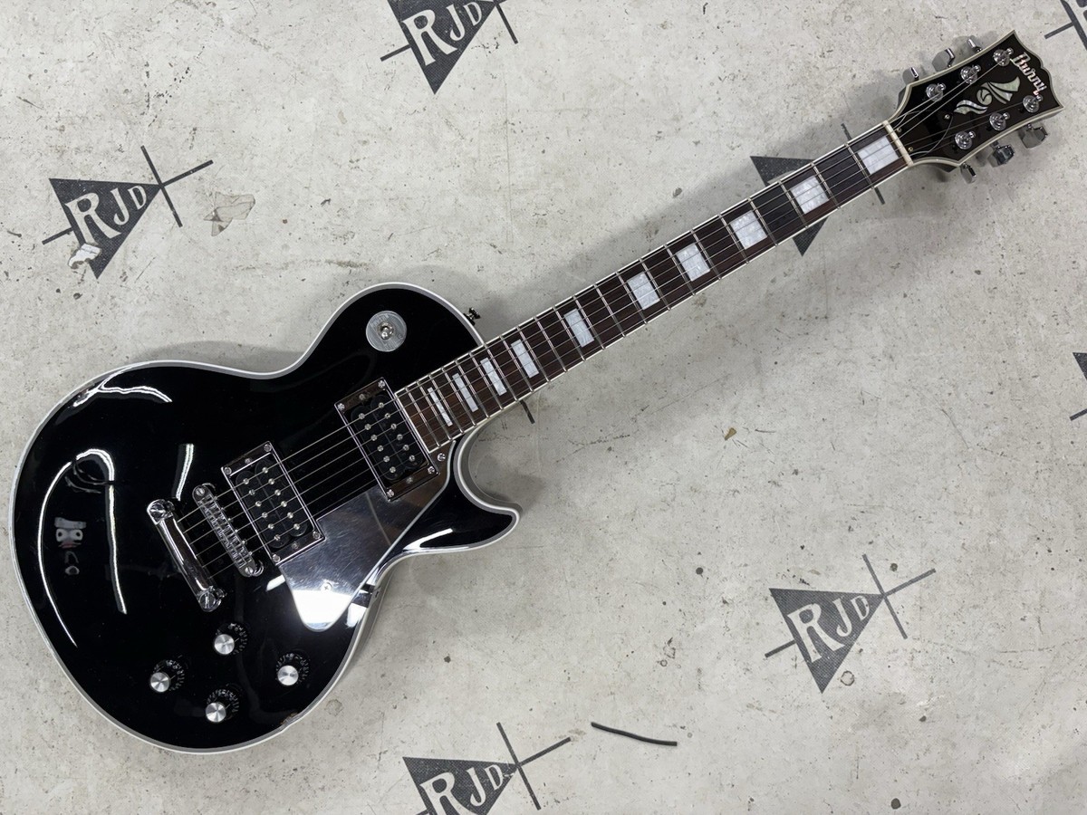 2000 Burny Japan RLC Paul Custom Black Electric Guitar John Sykes