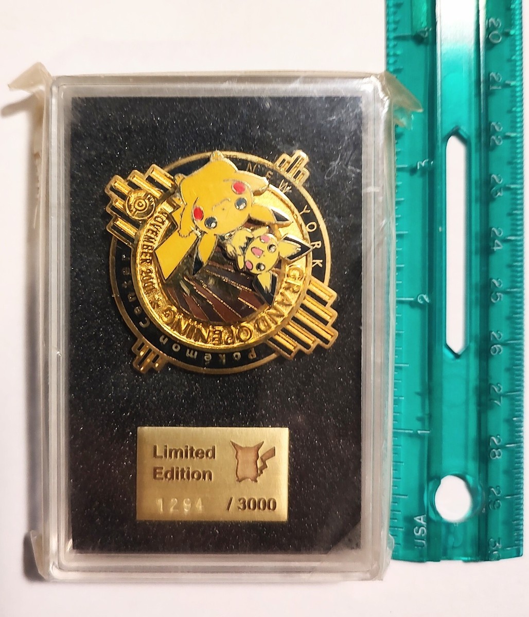 RARE) Grand Opening NYC Pokemon Center Limited Edition Pin 1294
