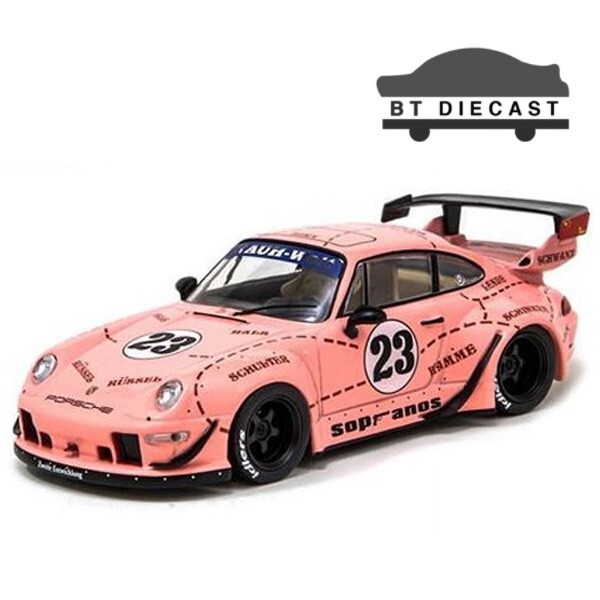 TARMAC WORKS T43-014-SO PORSCHE 911 993 RWB 1/43 SOPRANOS #23 PINK