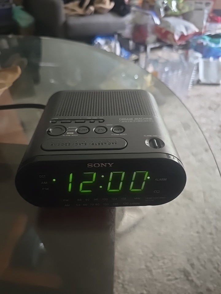 Sony Dream Machine Clock Radio - Black (ICFC218) for sale online