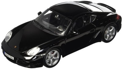 Maisto Porsche Cayman S Black 1/18 Scale Diecast Model Sports Car