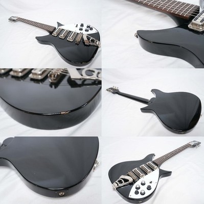 GRECO JLG-80 • RICKENBACKER 325 STYLE • 1987 VINTAGE • BLACK USED