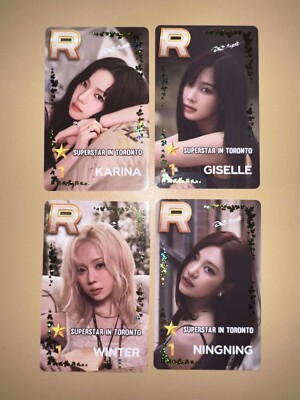 AESPA OFFICIAL SUPERSTAR IN TORONTO PHOTOCARD Karina Giselle