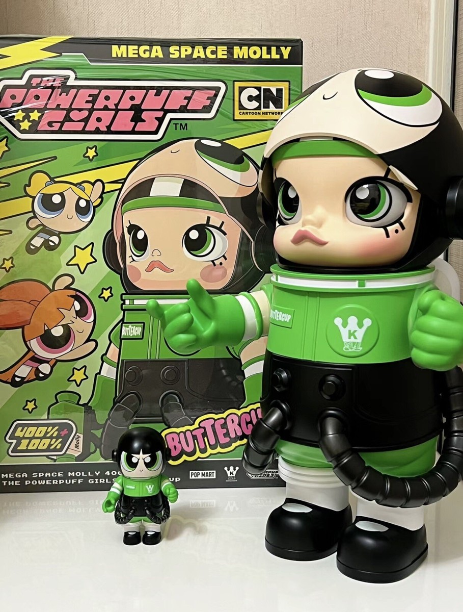 POPMART MEGA SPACE MOLLY 400%+100% The Powerpuff Girl Buttercup