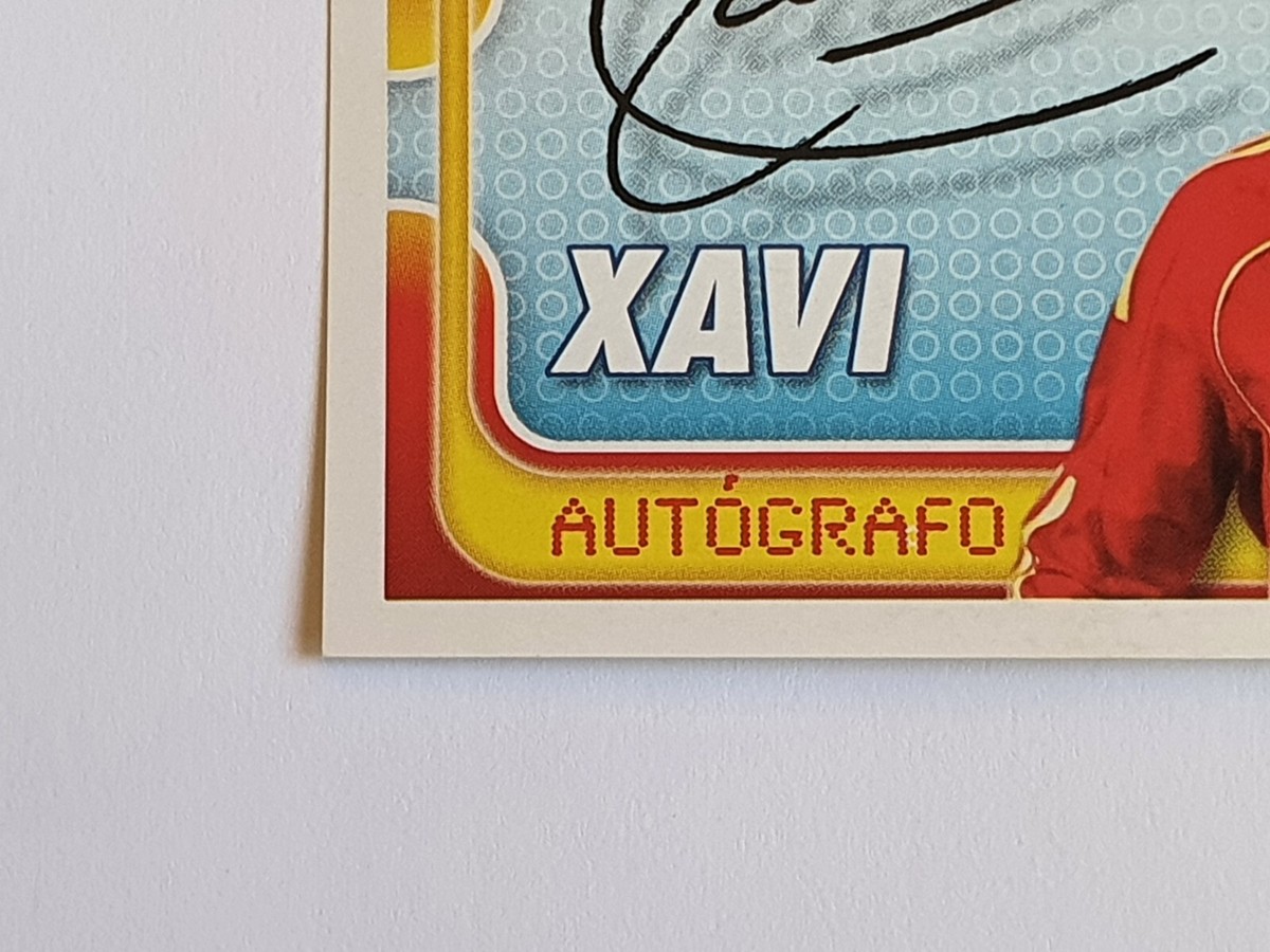 Xavi Hernandez Autograph #88 Panini Official Spain Set ¡A Por