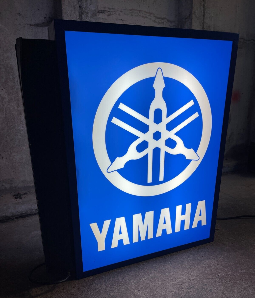 YAMAHA Illuminated double sided Sign motorcycle Dealership