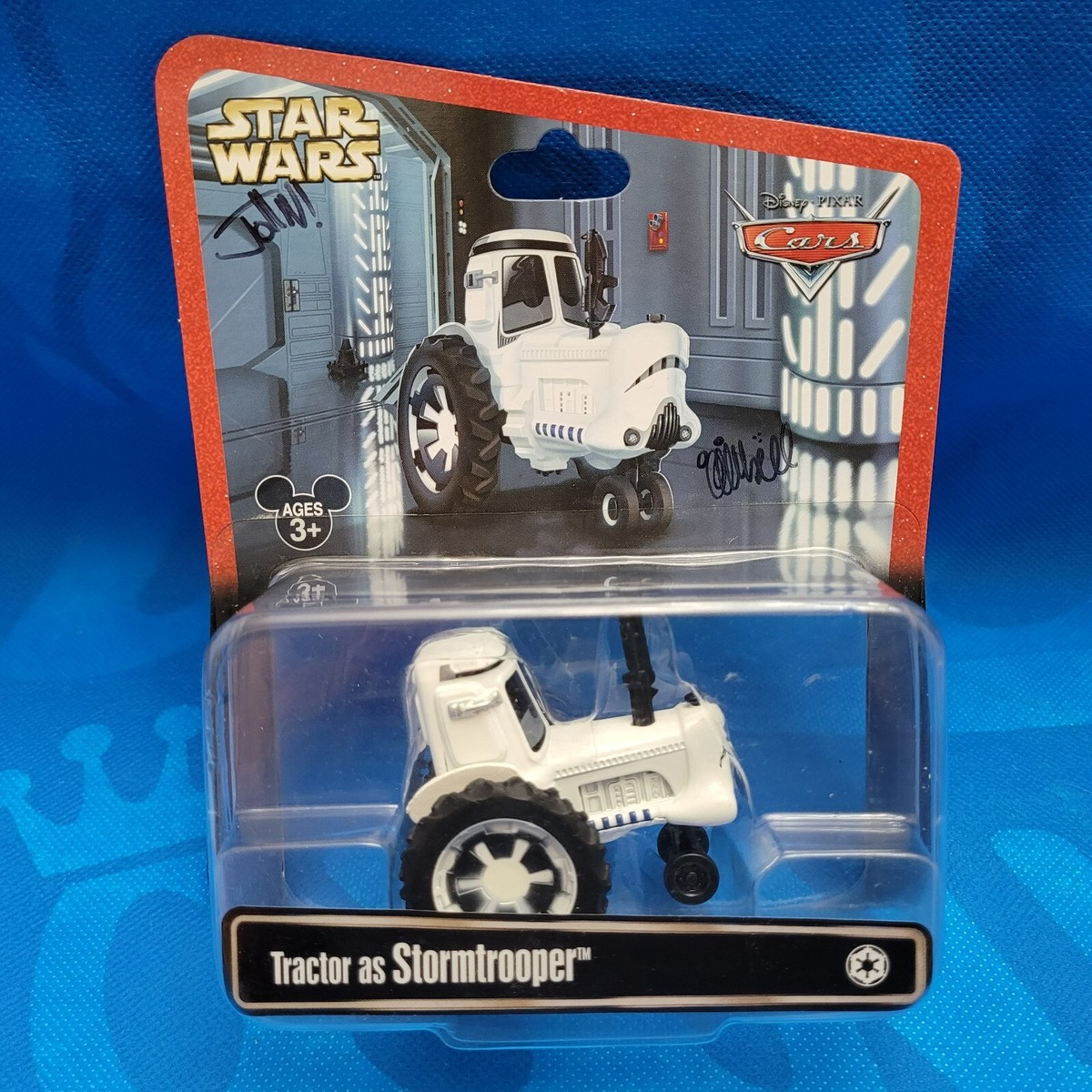 DISNEY PARKS PIXAR STAR WARS CARS - TRACTOR AS STORMTROOPER