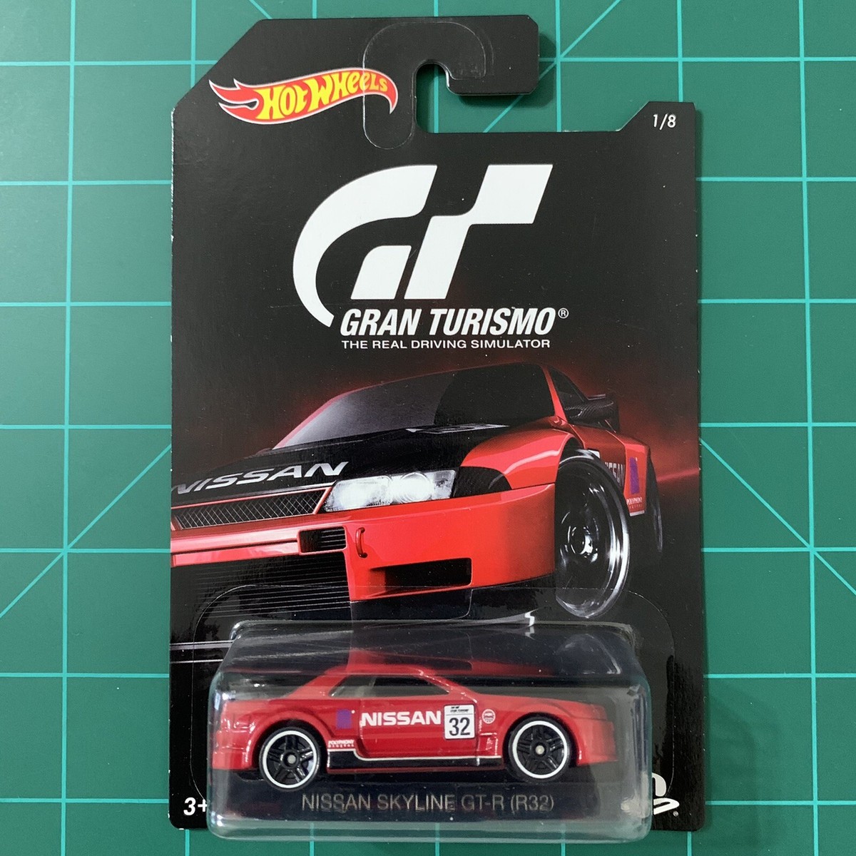 Hot Wheels Nissan Skyline GT-R (R32) Red Gran Turismo Limited