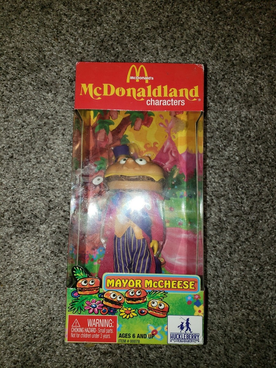 New MCDONALD'S Mcdonaldland Mayor McCHEESE Huckleberry Characters