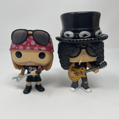 Funko Pop! Rocks #50 & #51 Guns N Roses Axl Rose & Slash Vinyl